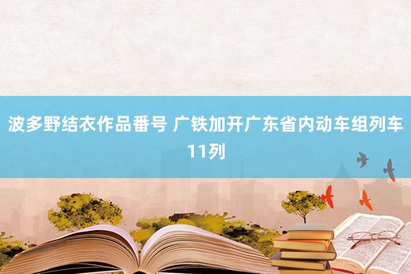 波多野结衣作品番号 广铁加开广东省内动车组列车11列